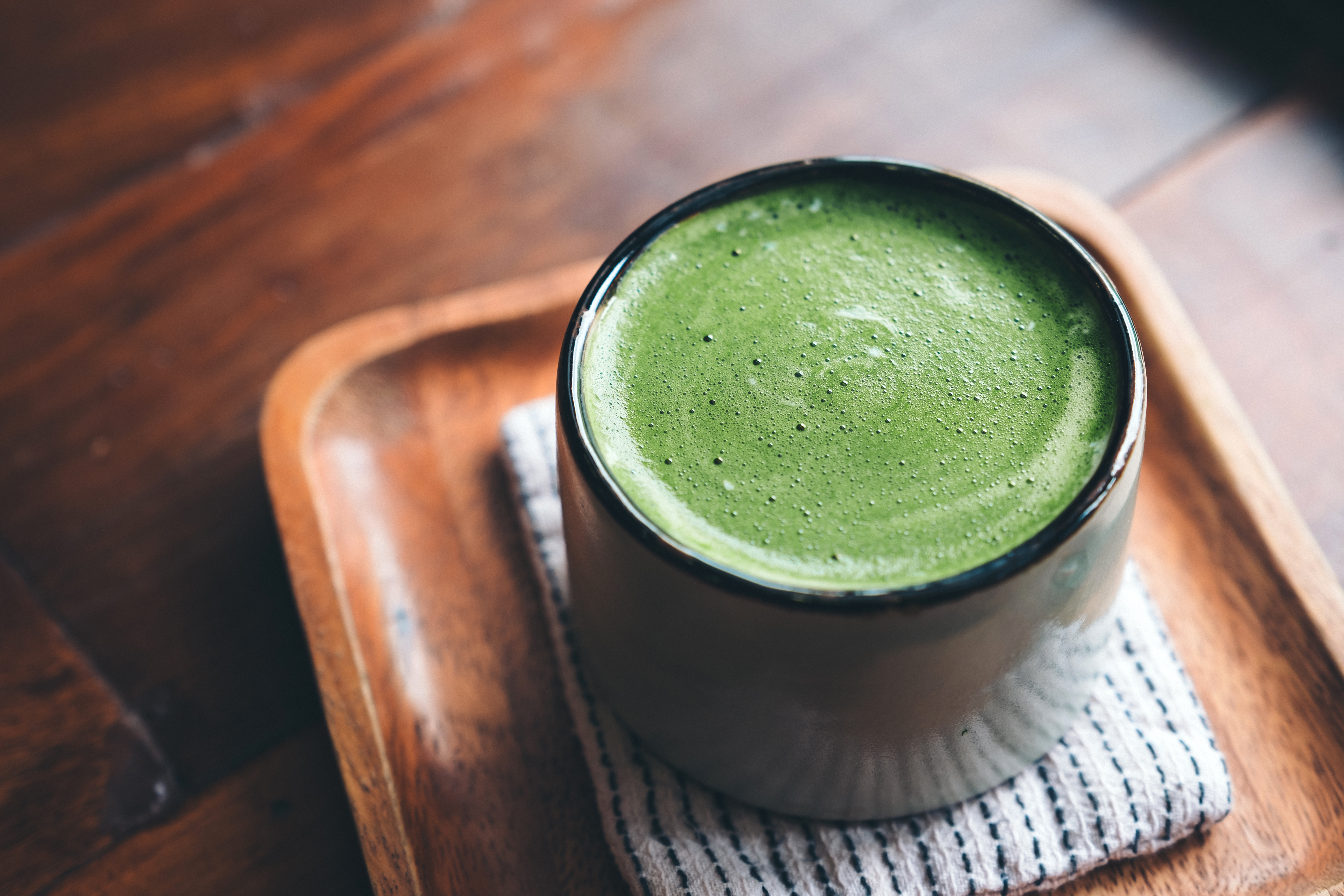 krémes matcha latte
