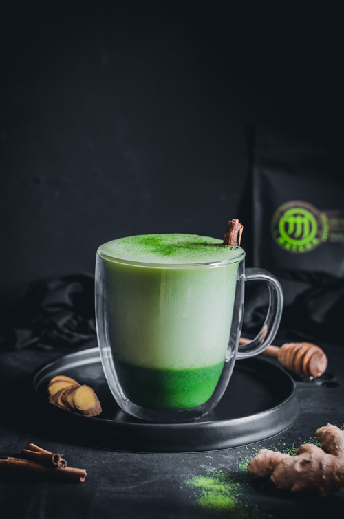 fahéjas gyömbéres immunerősítő matcha latte