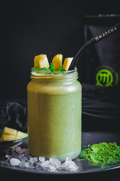 M matcha jeges matcha mangó smoothie