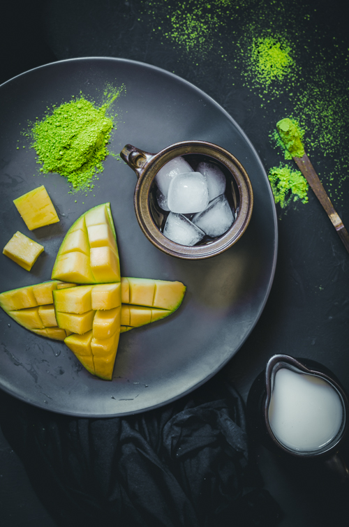M matcha jeges matcha mangó smoothie hozzávalók