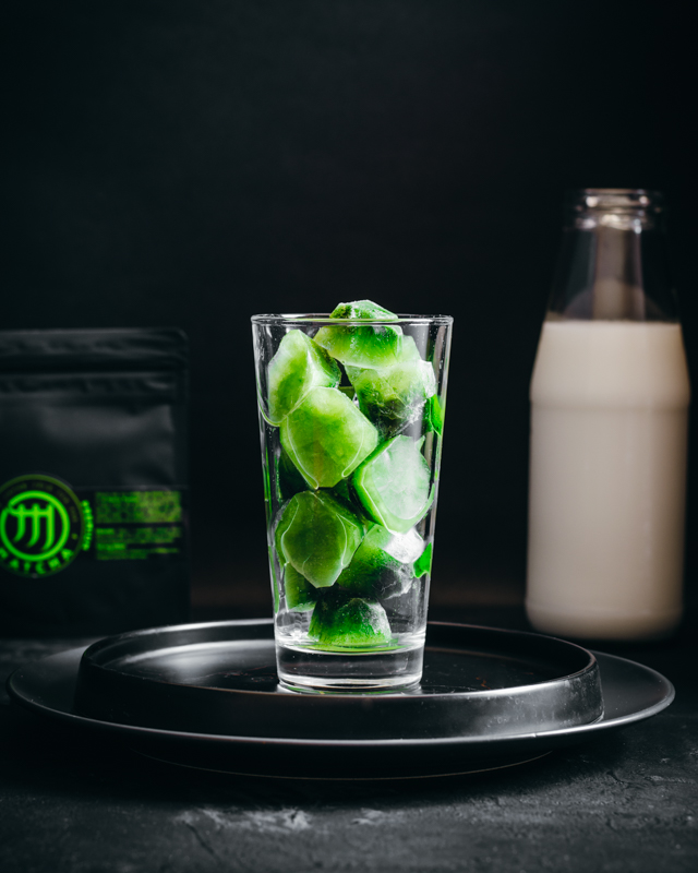 M Matcha ice cubes pure