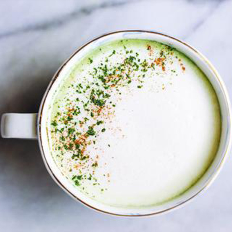 Sütőtökös matcha latte